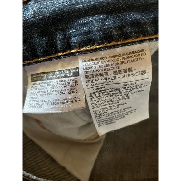 Levis 559 Jeans Men’s 36x30 Blue Medium Wash Cotton Denim Outdoor Y2K Distressed - Picture 16 of 16